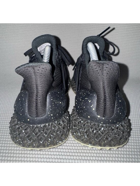 Adidas Ultra 4D Black Knit Splatter Running Athletic Shoes Sneakers Men’s Size 8